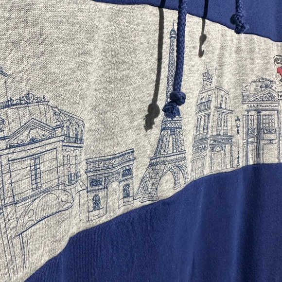 Disney Epcot Paris Mickey World Showcase Hoodie - Picture 2 of 8